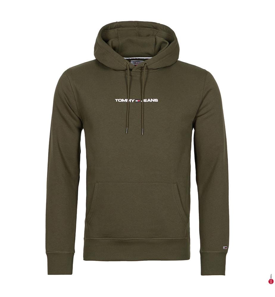 Khaki tommy hilfiger hoodie Clearance