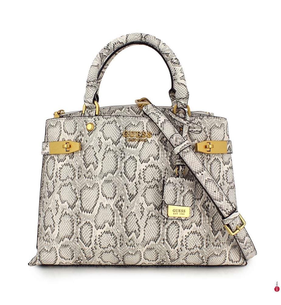 Guess snake print bag hot sale