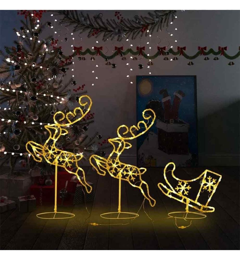 traîneau du père Noël volant