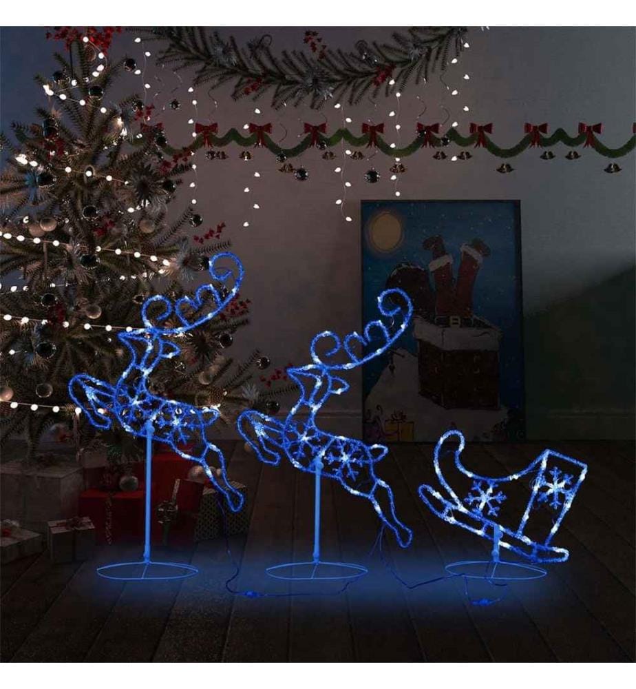 traîneau du père Noël volant