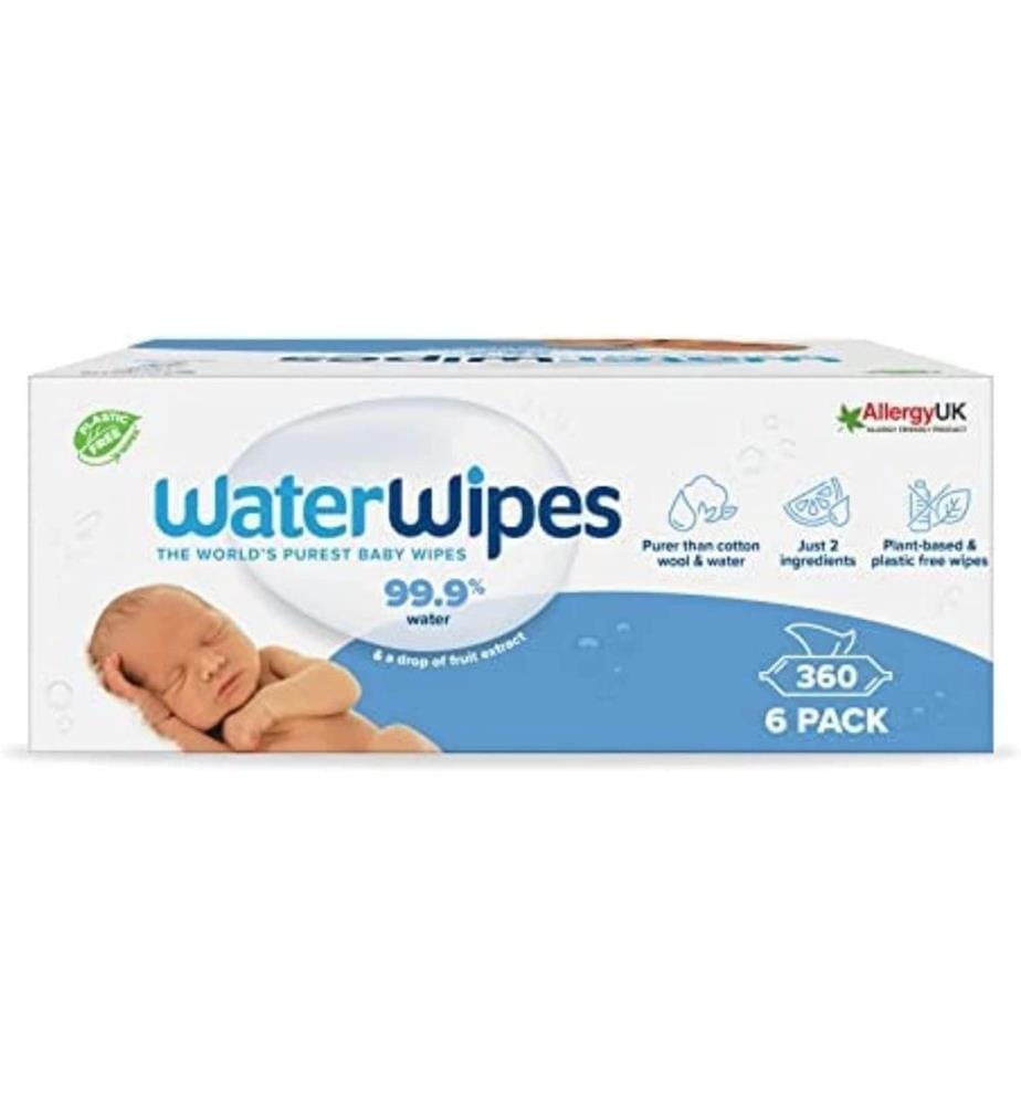 Waterwipes Lingettes Bébés Originales Exemptes De Plastique, 240