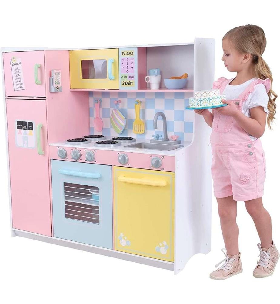 Large play kitchen set kidkraft 2025