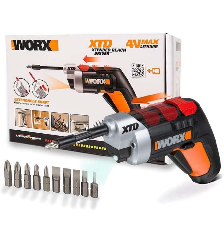 WORX - Visseuse dévisseuse sans fil Lithium-Ion …