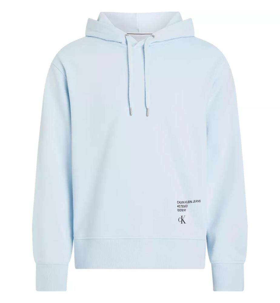 Calvin klein light blue hoodie clearance