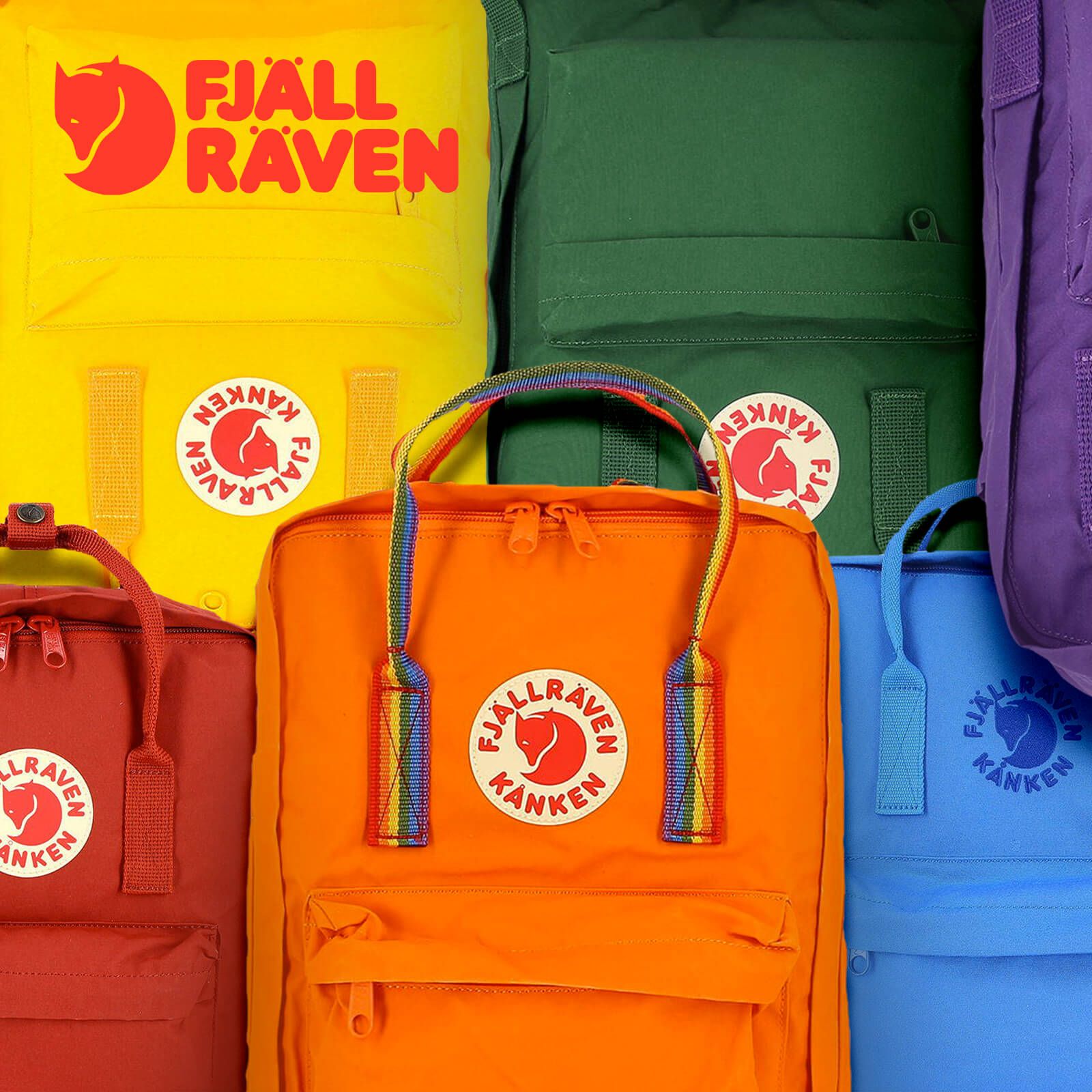 Fjallraven kanken leaf outlet green burnt orange