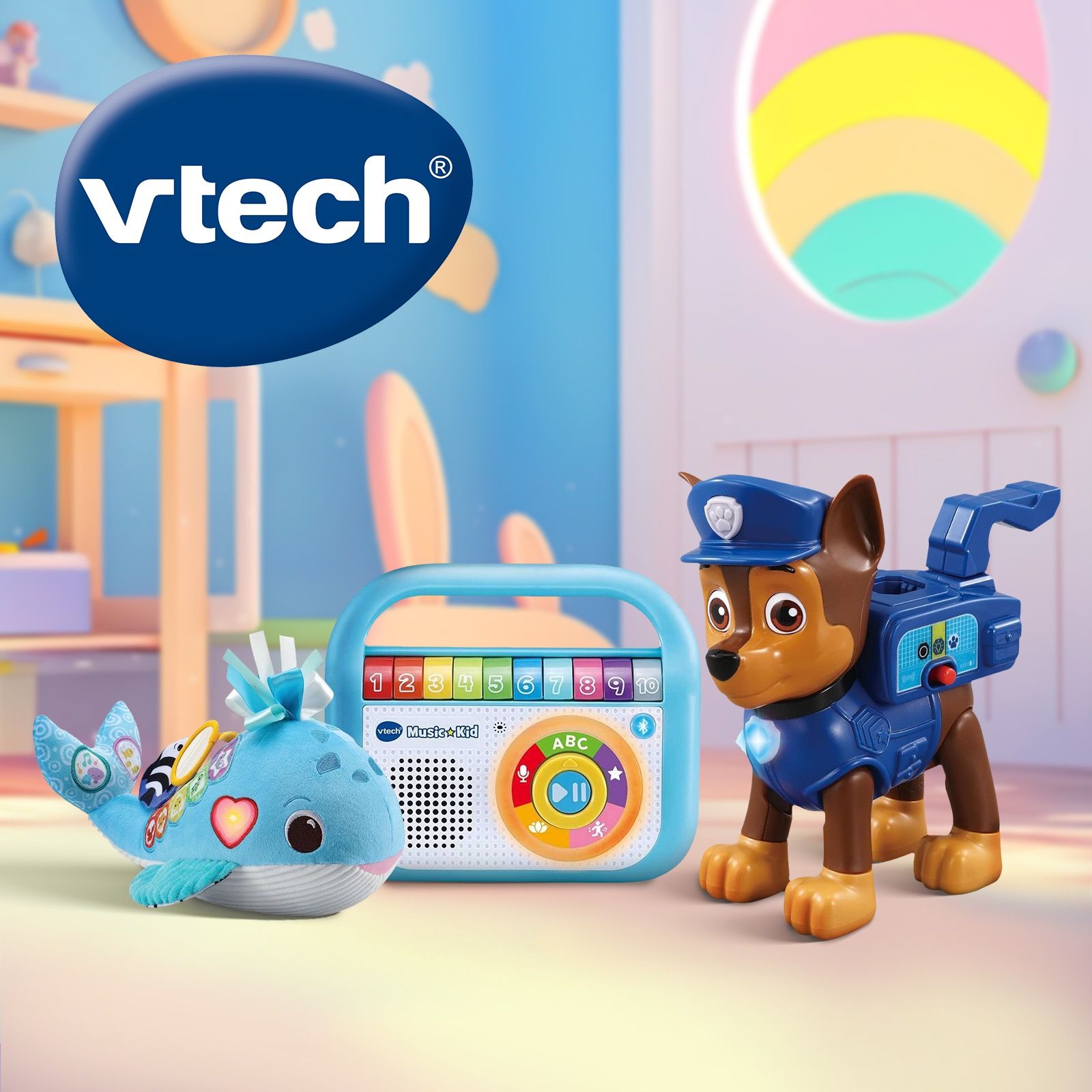 VTech - Jungle Rock - Batterie Eléphant, instrum…