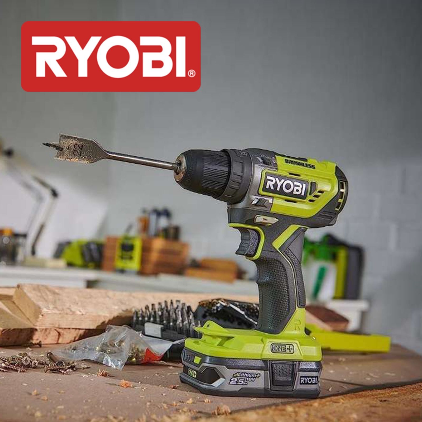 Perceuse à percussion sans fil RYOBI 18V sans batterie